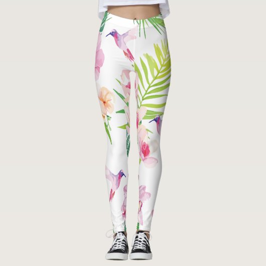 Leggings Jardin des colibris (Devant)