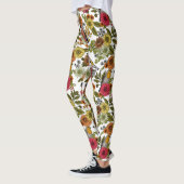 Leggings Jardin d'oiseaux et de fleurs 1 (Gauche)