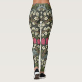 Leggings Jardin Fleur Classique de Prunellier de William Mo (Dos)