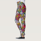Leggings Jardin Fleur sauvage d'été australien (Gauche)