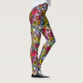 Leggings Jardin Fleur sauvage d'été australien (Droite)