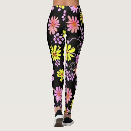 Leggings Jardin fleuri (Dos)