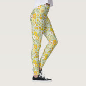 Leggings Jardin Floral Jaune Motif (Droite)