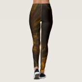 Leggings Jardin mystique Art Abstrait (Dos)