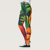 LEGGINGS JARDIN NATUREL FEUILLES VERTES (Gauche)