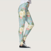 Leggings Jardin Peony motif floral (Droite)