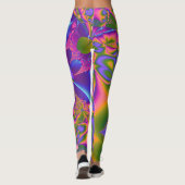 Leggings Jardin psychédélique (Dos)