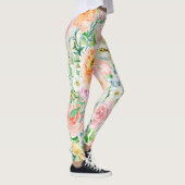 Leggings Jardin romantique Pastel (Droite)