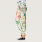 Leggings Jardin romantique Pastel (Gauche)