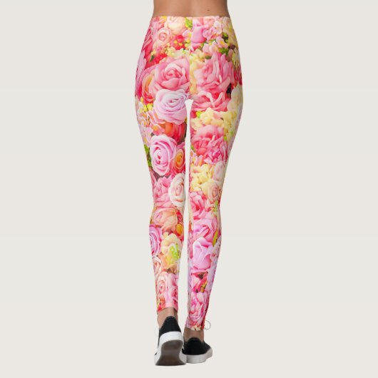 Leggings Jardin rose (Dos)