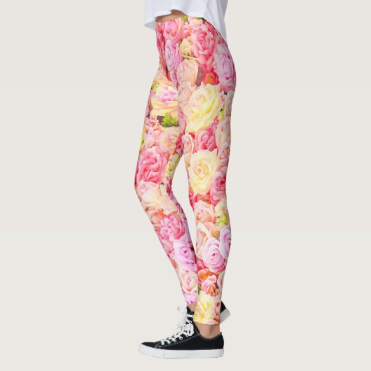 Leggings Jardin rose (Gauche)