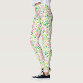 Leggings Jardin rose (Gauche)
