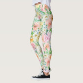 Leggings Jardin Rose Pastel (Gauche)