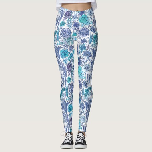 Leggings Jardin succulent (Devant)