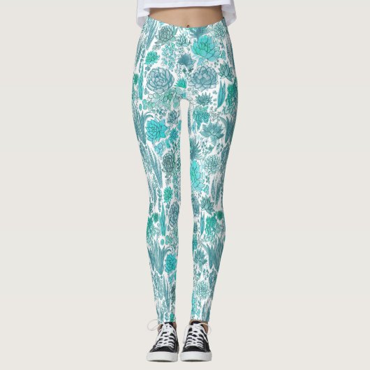 Leggings Jardin succulent (Devant)