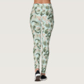 Leggings Jardin tropical Motif orchidée et palmier (Dos)