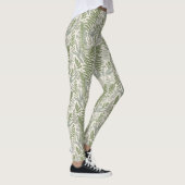 Leggings Jardin vert fleuri (Droite)