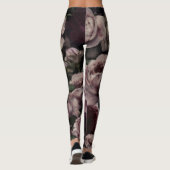 Leggings Jardin Vintage bordeaux foncé (Dos)