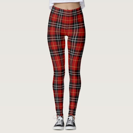 Leggings Jardins de Noël Plaid (Devant)