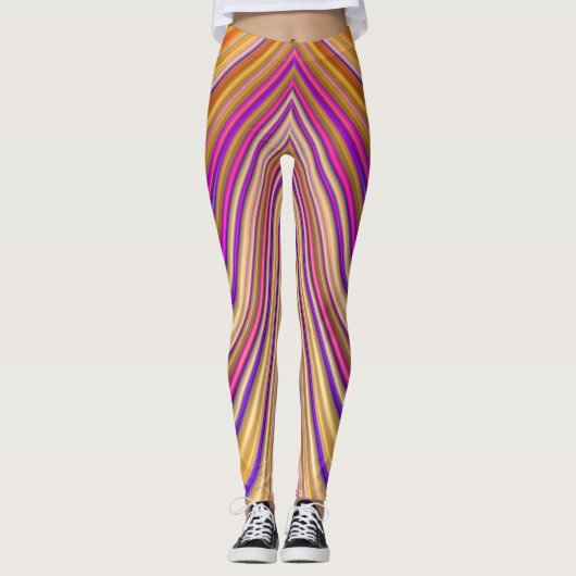 Leggings ~ jaune brillant orange ~ Original (Devant)