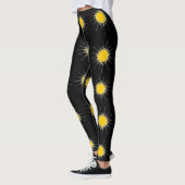 Leggings Jaune brillant soleil brillant (Gauche)
