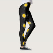 Leggings Jaune brillant soleil brillant (Droite)