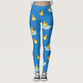 Leggings Jaune caoutchouc canard conception jouet (Devant)