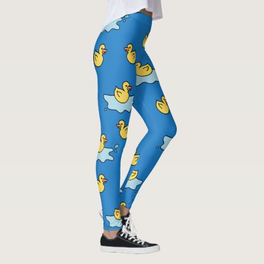 Leggings Jaune caoutchouc canard conception jouet (Droite)