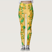 Leggings Jaune caramélisé (Devant)