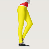 Leggings Jaune clair et rouge (Droite)