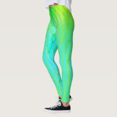 Leggings Jaune clair, vert et Turquoise (Gauche)