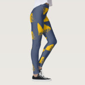 Leggings Jaune, cool, unique, triangles tendance (Droite)