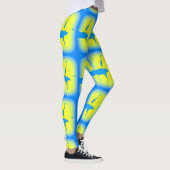 Leggings jaune héron bleu (Droite)