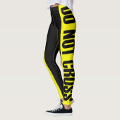 Leggings Jaune ne transcendez pas la scène de crime Zones d (Gauche)