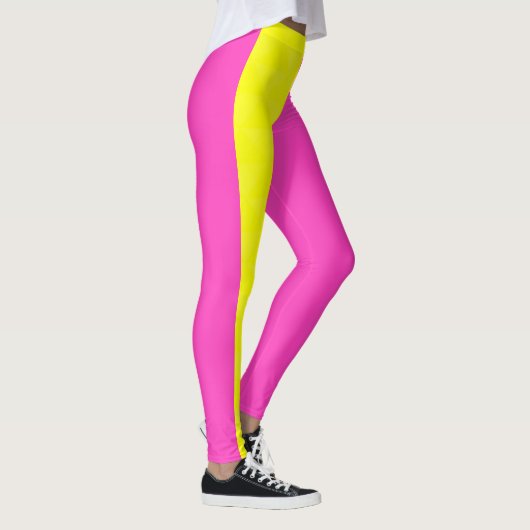 Leggings Jaune néon (Droite)