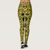 Leggings ~ jaune noir ~ Original (Dos)
