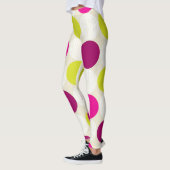 Leggings Jaune pois violette et jaune (Gauche)