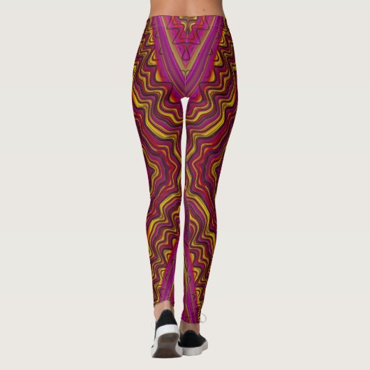 Leggings ~ jaune rose ~ Original (Dos)