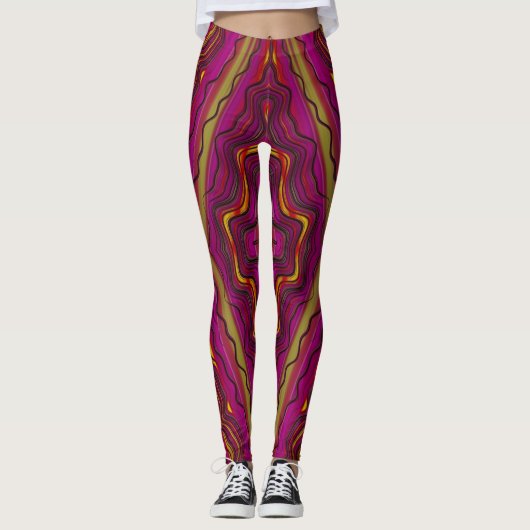 Leggings ~ jaune rose ~ Original (Devant)