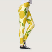 Leggings Jaune simple Motif de citron (Droite)