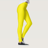 Leggings Jaune simple solide (Droite)