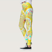 Leggings Jaune spirale (Gauche)