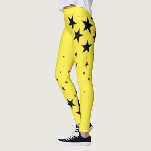 Leggings jaune super étoile (Gauche)