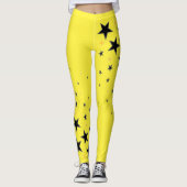 Leggings jaune super étoile (Devant)