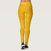 Leggings Jaune texturé (Dos)