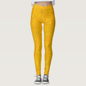 Leggings Jaune texturé (Devant)