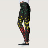 Leggings Jaune vert. Red (Gauche)