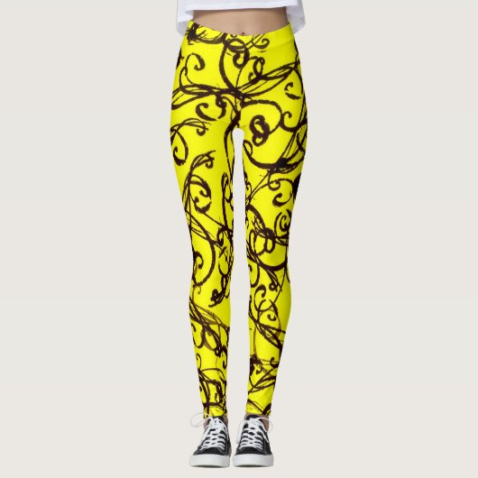 Leggings jaunes (Devant)