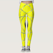 Leggings jaunes atomiques (Devant)
