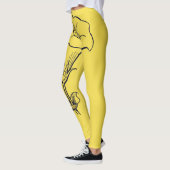 LEGGINGS JAUNES LÉGÈGES À FLEURS (Gauche)